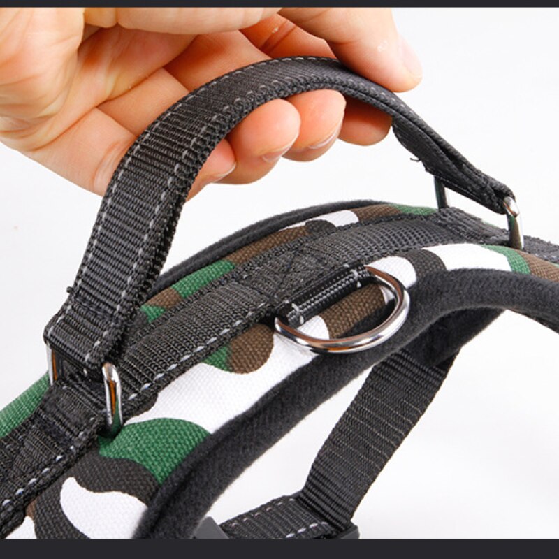 New Big Dog Harness Vest Reflective Adjustable Pet Chest Strap Training Pets Harnesses No Pull for Small Medium Large Dogs Stuff