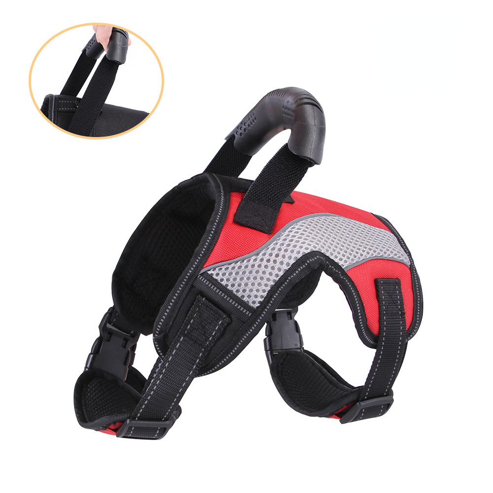New Big Dog Harness Vest Reflective Adjustable Pet Chest Strap Training Pets Harnesses No Pull for Small Medium Large Dogs Stuff