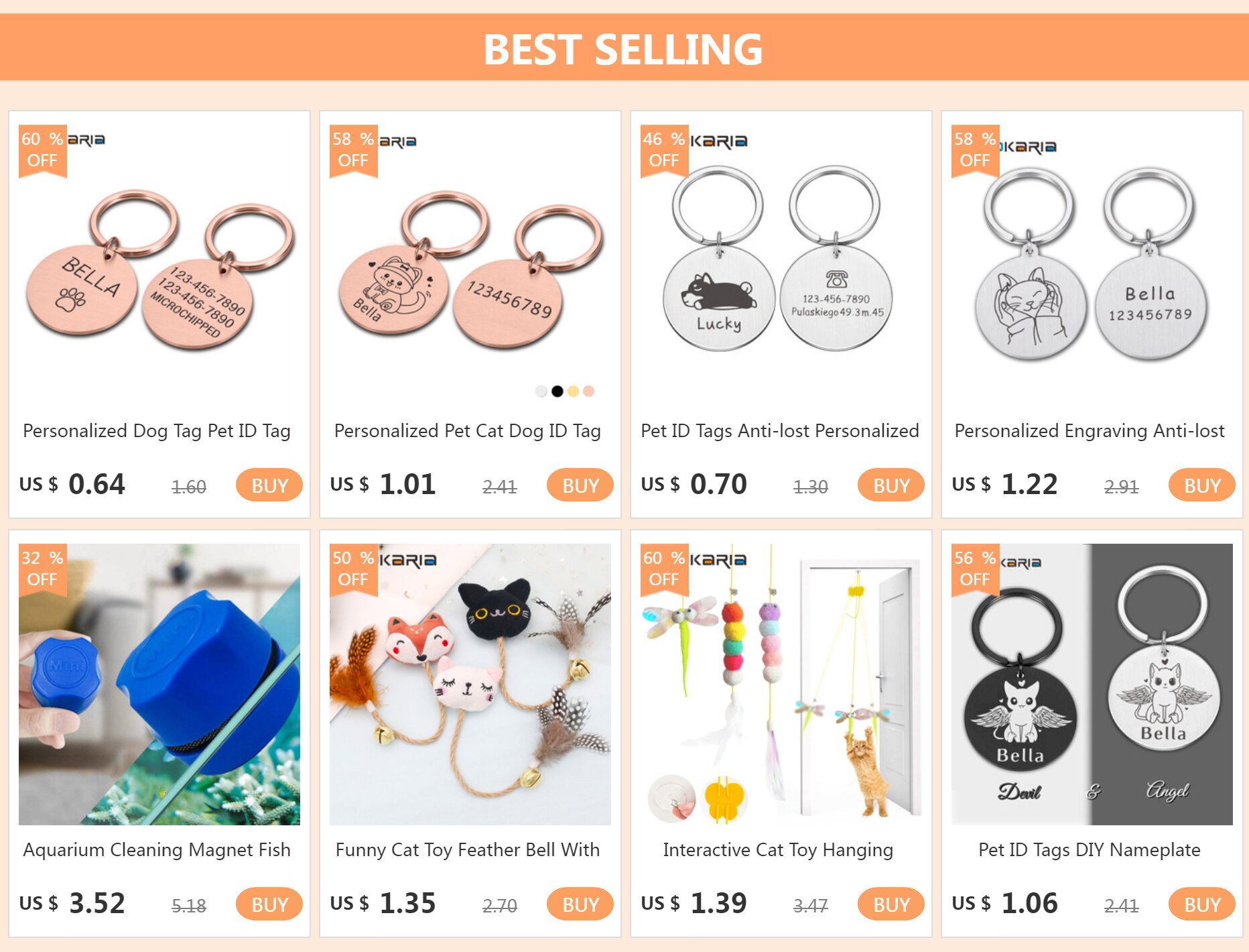 Pet ID Tags Customized Pet Collar Dogs Name Tag Anti-lost Personalized Cat Puppy ID Tag Pendant Free Engraved Collar Accessories