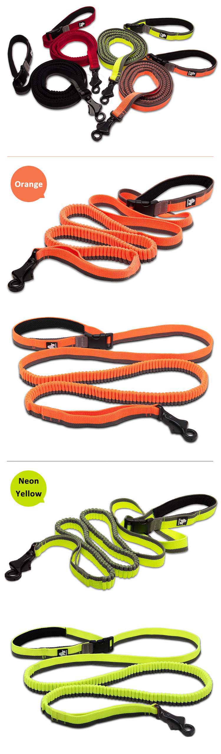 Truelove Dog Running Bungee Leash Hand-held Waistworn Adjustable Nylon Elastic Retractable Dog Leads for Running Jogging Walking Truelove Dog Running Bungee Leash Hand-held Waistworn Adjustable Nylon Elastic Retractable Dog Leads for Running Jogging Walking