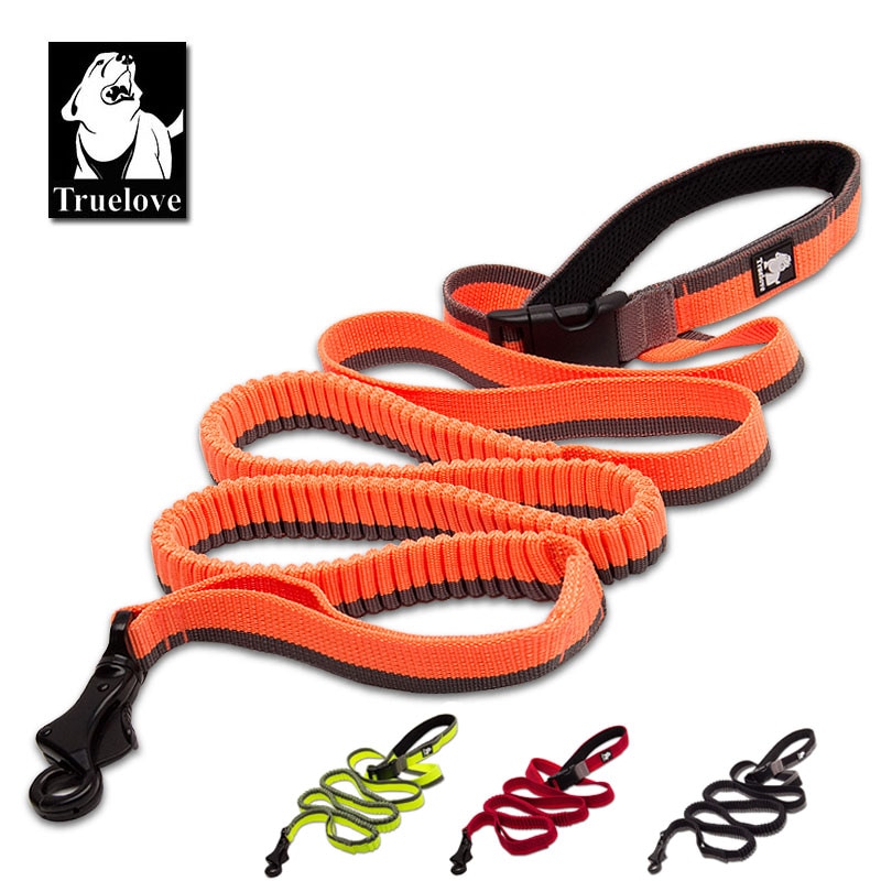 Truelove Dog Running Bungee Leash Hand-held Waistworn Adjustable Nylon Elastic Retractable Dog Leads for Running Jogging Walking Truelove Dog Running Bungee Leash Hand-held Waistworn Adjustable Nylon Elastic Retractable Dog Leads for Running Jogging Walking
