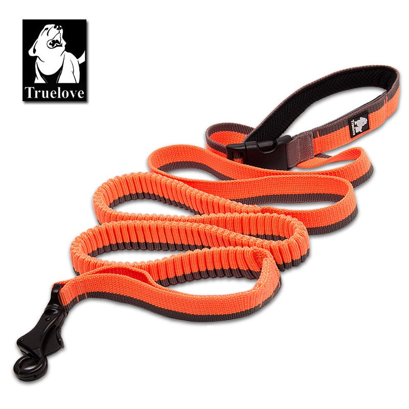 Truelove Dog Running Bungee Leash Hand-held Waistworn Adjustable Nylon Elastic Retractable Dog Leads for Running Jogging Walking Truelove Dog Running Bungee Leash Hand-held Waistworn Adjustable Nylon Elastic Retractable Dog Leads for Running Jogging Walking