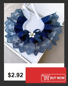 Fashion Bowknot Pet Collar Cute Lace Mesh Embroidery Pet Bib Burp Cloth Lovely Dog Cat Necklace Neck Strap For Small Medium Dog