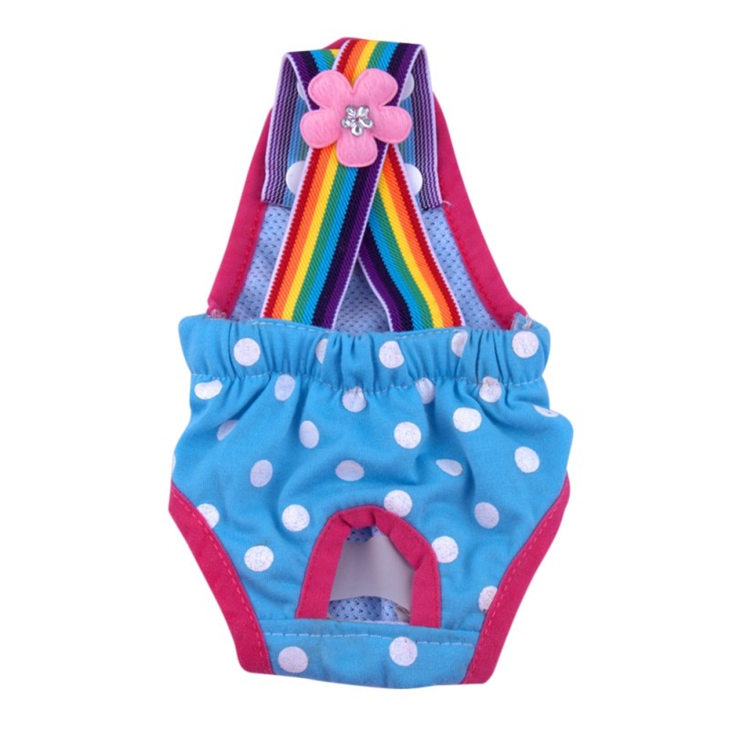 Dots Print Dog Shorts Diaper Sanitary Physiological Pants Washable Female Pet Short Panties Menstruation Underwear Briefs Dots Print Dog Shorts Diaper Sanitary Physiological Pants Washable Female Pet Short Panties Menstruation Underwear Briefs