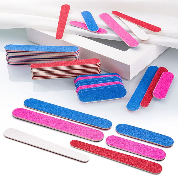 Double Sides Nail Art File Sandpaper Sanding Buffer Block Pedicure Manicure 180/240 Buffing UV Gel Polish Grinding Tools 100Pcs Double Sides Nail Art File Sandpaper Sanding Buffer Block Pedicure Manicure 180/240 Buffing UV Gel Polish Grinding Tools 100Pcs