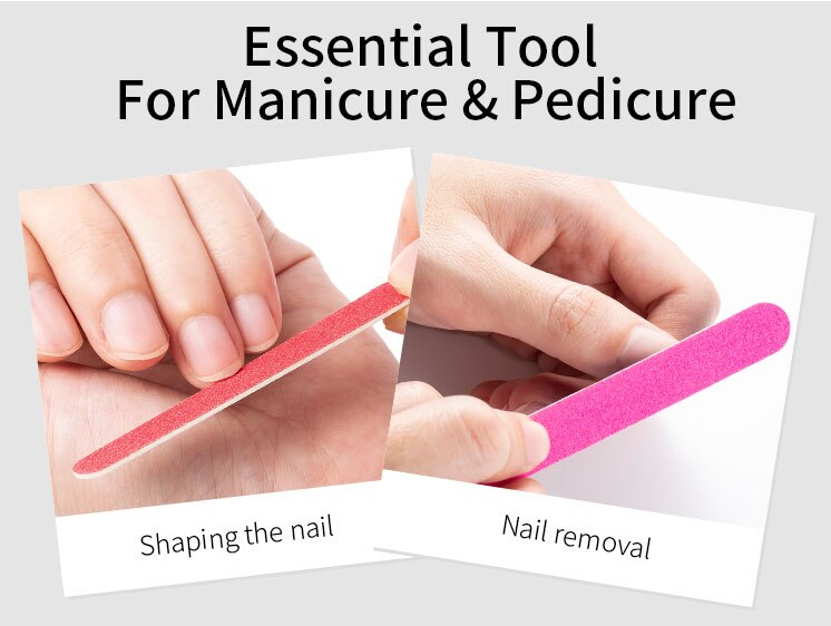 Double Sides Nail Art File Sandpaper Sanding Buffer Block Pedicure Manicure 180/240 Buffing UV Gel Polish Grinding Tools 100Pcs Double Sides Nail Art File Sandpaper Sanding Buffer Block Pedicure Manicure 180/240 Buffing UV Gel Polish Grinding Tools 100Pcs