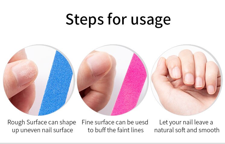 Double Sides Nail Art File Sandpaper Sanding Buffer Block Pedicure Manicure 180/240 Buffing UV Gel Polish Grinding Tools 100Pcs Double Sides Nail Art File Sandpaper Sanding Buffer Block Pedicure Manicure 180/240 Buffing UV Gel Polish Grinding Tools 100Pcs