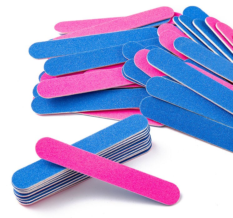 Double Sides Nail Art File Sandpaper Sanding Buffer Block Pedicure Manicure 180/240 Buffing UV Gel Polish Grinding Tools 100Pcs Double Sides Nail Art File Sandpaper Sanding Buffer Block Pedicure Manicure 180/240 Buffing UV Gel Polish Grinding Tools 100Pcs