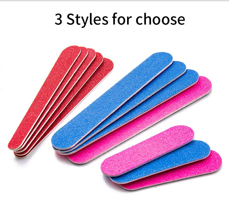 Double Sides Nail Art File Sandpaper Sanding Buffer Block Pedicure Manicure 180/240 Buffing UV Gel Polish Grinding Tools 100Pcs Double Sides Nail Art File Sandpaper Sanding Buffer Block Pedicure Manicure 180/240 Buffing UV Gel Polish Grinding Tools 100Pcs
