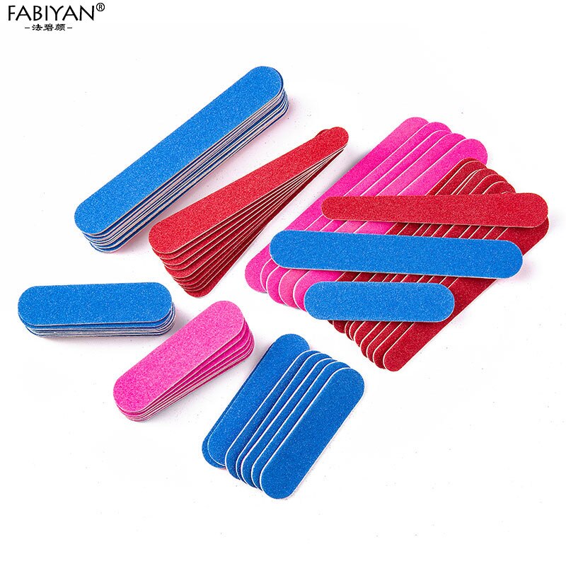 Double Sides Nail Art File Sandpaper Sanding Buffer Block Pedicure Manicure 180/240 Buffing UV Gel Polish Grinding Tools 100Pcs Double Sides Nail Art File Sandpaper Sanding Buffer Block Pedicure Manicure 180/240 Buffing UV Gel Polish Grinding Tools 100Pcs