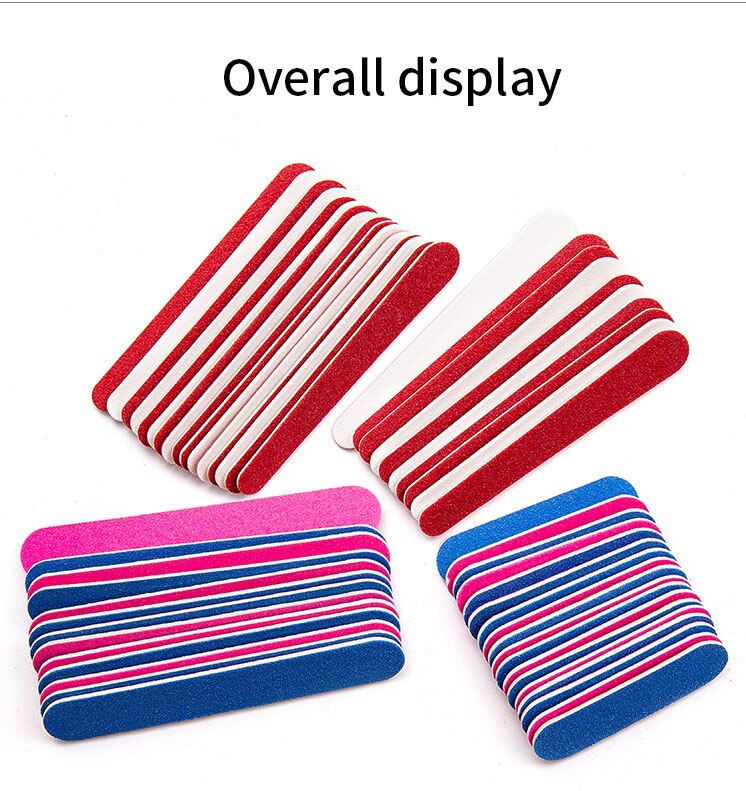 Double Sides Nail Art File Sandpaper Sanding Buffer Block Pedicure Manicure 180/240 Buffing UV Gel Polish Grinding Tools 100Pcs Double Sides Nail Art File Sandpaper Sanding Buffer Block Pedicure Manicure 180/240 Buffing UV Gel Polish Grinding Tools 100Pcs