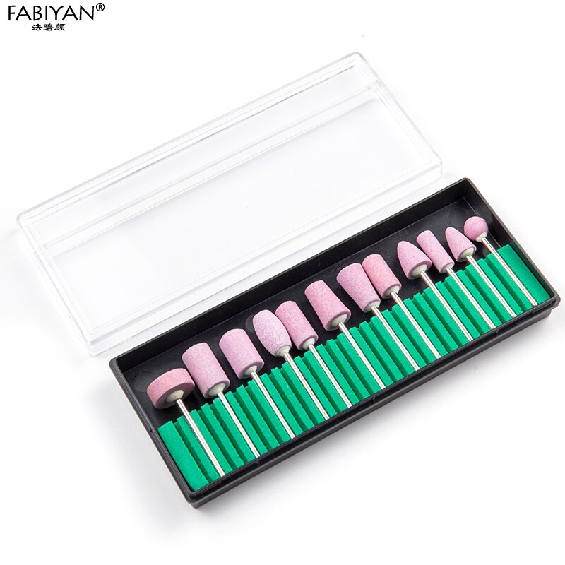 12Pcs/Set Ceramic Electric Machine Drill Bits File Nail Art Polishing Grinding Carving Buffing Sanding Buffer Head Manicure Tool 12Pcs/Set Ceramic Electric Machine Drill Bits File Nail Art Polishing Grinding Carving Buffing Sanding Buffer Head Manicure Tool