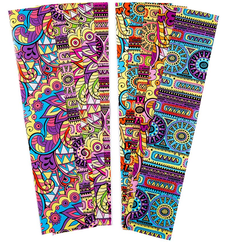 Nail Art Foil Stickers 10PCS Colorful Retro Geometric Christmas Halloween Transfer Paper Gorgeous DIY Manicure Decoration 4*20cm Nail Art Foil Stickers 10PCS Colorful Retro Geometric Christmas Halloween Transfer Paper Gorgeous DIY Manicure Decoration 4*20cm