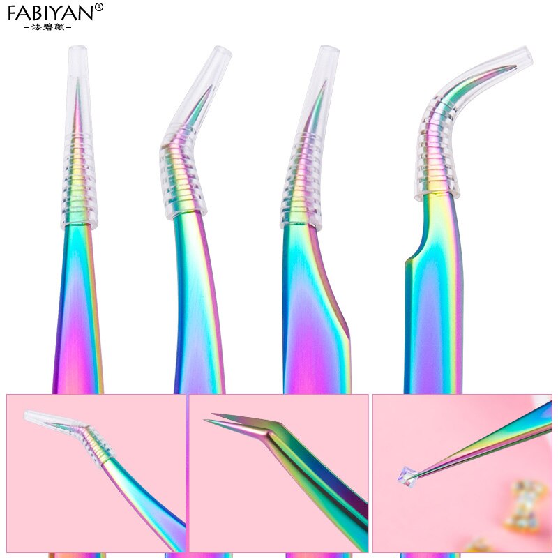 Eyelashes Tweezers For Lashes Extension Stainless Steel Curved Straight Nail Clipper Nipper Rhinestone Picking Makeup Tools Eyelashes Tweezers For Lashes Extension Stainless Steel Curved Straight Nail Clipper Nipper Rhinestone Picking Makeup Tools