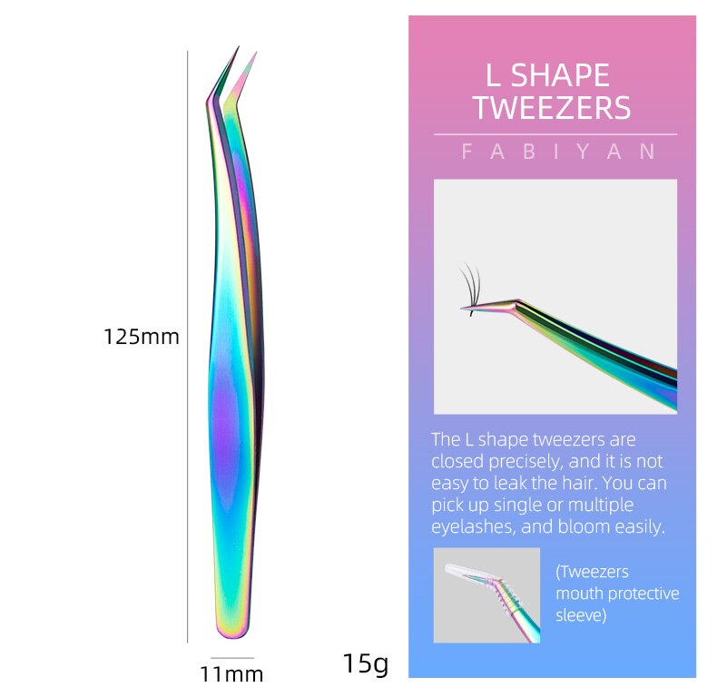 Eyelashes Tweezers For Lashes Extension Stainless Steel Curved Straight Nail Clipper Nipper Rhinestone Picking Makeup Tools