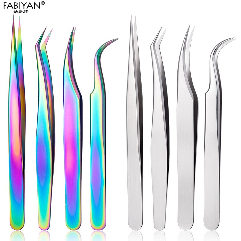 Eyelashes Tweezers For Lashes Extension Stainless Steel Curved Straight Nail Clipper Nipper Rhinestone Picking Makeup Tools Eyelashes Tweezers For Lashes Extension Stainless Steel Curved Straight Nail Clipper Nipper Rhinestone Picking Makeup Tools