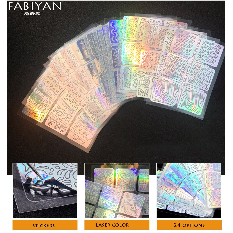 Nail Art Design Decals 3D Hollow Laser Sticker Stencil Transfer Tip Paper UV Gel Polish Image Foil Guide Template Print Kit Tool Nail Art Design Decals 3D Hollow Laser Sticker Stencil Transfer Tip Paper UV Gel Polish Image Foil Guide Template Print Kit Tool