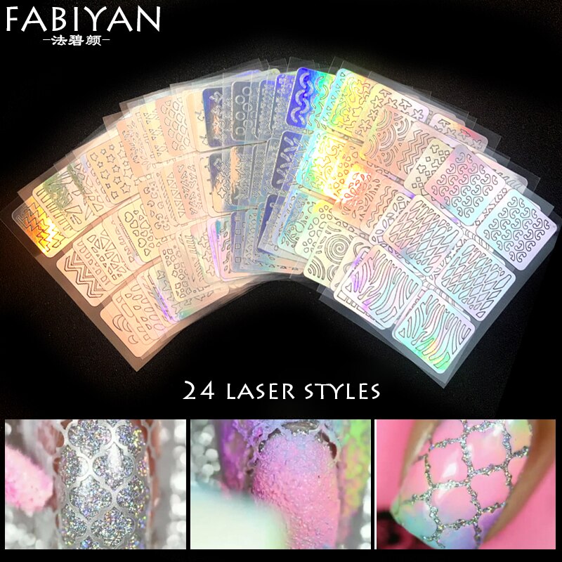 Nail Art Design Decals 3D Hollow Laser Sticker Stencil Transfer Tip Paper UV Gel Polish Image Foil Guide Template Print Kit Tool Nail Art Design Decals 3D Hollow Laser Sticker Stencil Transfer Tip Paper UV Gel Polish Image Foil Guide Template Print Kit Tool
