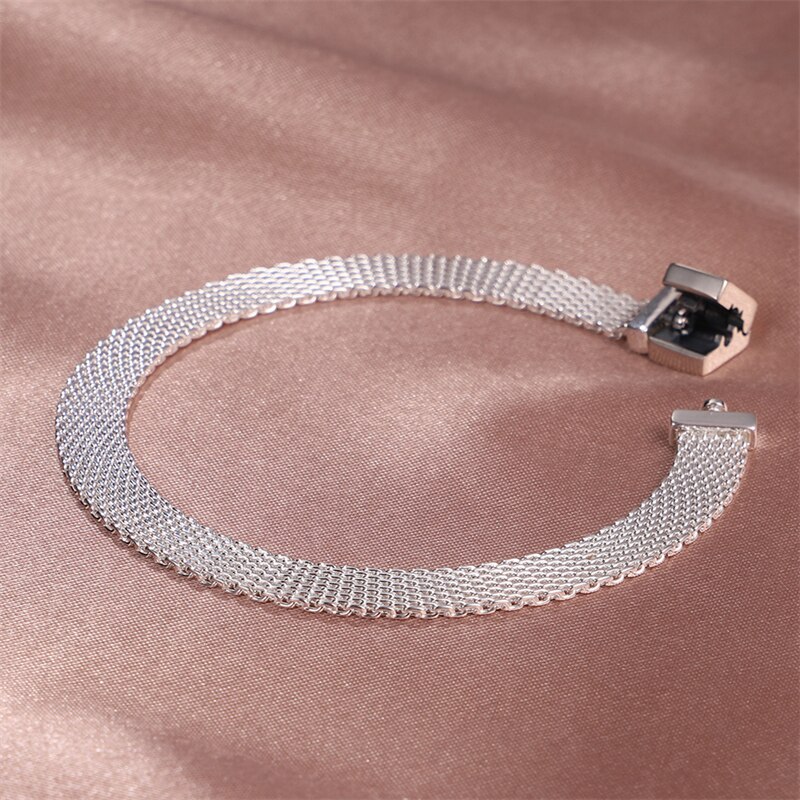 925 Sterling Silver Original Genuine Certified Rose Gold Luxury Charm Beads Bracelet For Women Fine Jewelry Flat Bracelets 2022 925 Sterling Silver Original Genuine Certified Rose Gold Luxury Charm Beads Bracelet For Women Fine Jewelry Flat Bracelets 2022