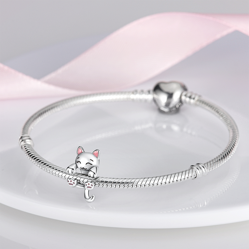 plata charms of ley 925 original fit original pandach bracelet necklace women pink serie charm bead silver color pendant jewelry plata charms of ley 925 original fit original pandach bracelet necklace women pink serie charm bead silver color pendant jewelry