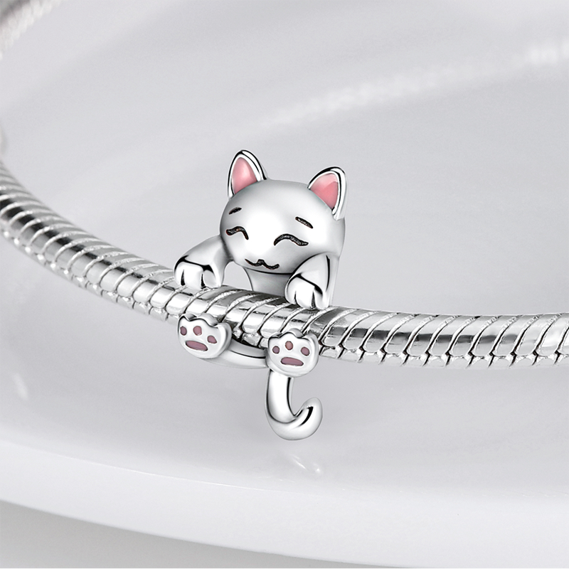 plata charms of ley 925 original fit original pandach bracelet necklace women pink serie charm bead silver color pendant jewelry plata charms of ley 925 original fit original pandach bracelet necklace women pink serie charm bead silver color pendant jewelry