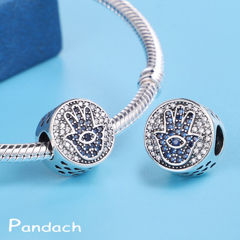 plata charms of ley 925 original fit original Pandach bracelet hot sale blue charms beads Silver Color pendant women diy jewelry plata charms of ley 925 original fit original Pandach bracelet hot sale blue charms beads Silver Color pendant women diy jewelry