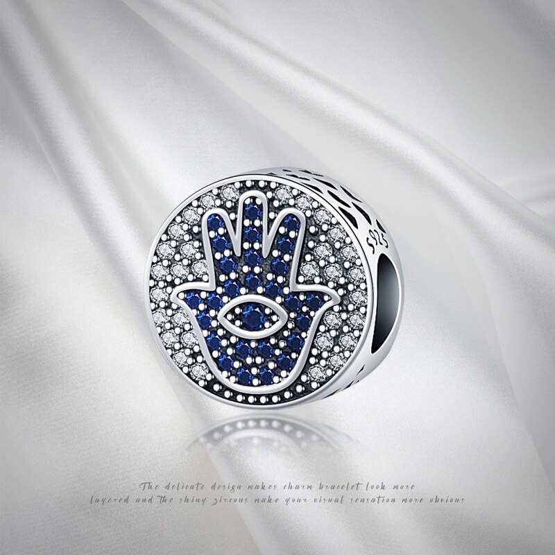 plata charms of ley 925 original fit original Pandach bracelet hot sale blue charms beads Silver Color pendant women diy jewelry plata charms of ley 925 original fit original Pandach bracelet hot sale blue charms beads Silver Color pendant women diy jewelry