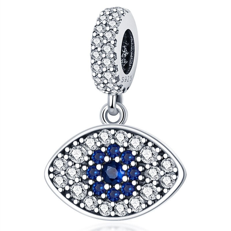 plata charms of ley 925 original fit original Pandach bracelet hot sale blue charms beads Silver Color pendant women diy jewelry plata charms of ley 925 original fit original Pandach bracelet hot sale blue charms beads Silver Color pendant women diy jewelry
