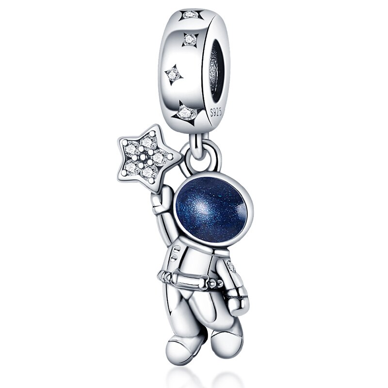 plata charms of ley 925 original fit original Pandach bracelet hot sale blue charms beads Silver Color pendant women diy jewelry plata charms of ley 925 original fit original Pandach bracelet hot sale blue charms beads Silver Color pendant women diy jewelry