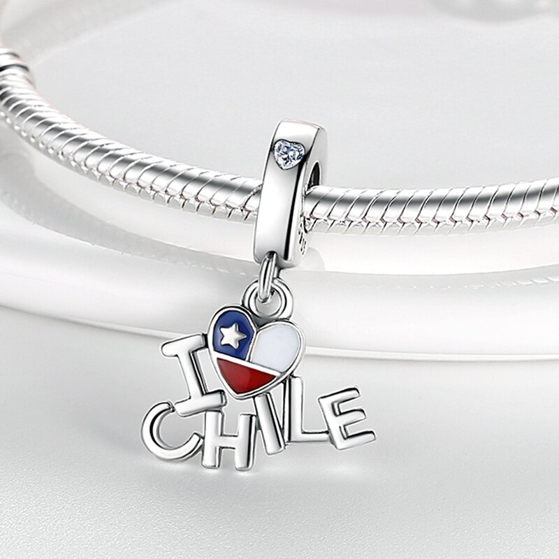 Fits Original Pandach Bracelet Necklace Silver Color Charms Beads Silver Color Pendant Charms Beads Women DIY Fine Jewelry