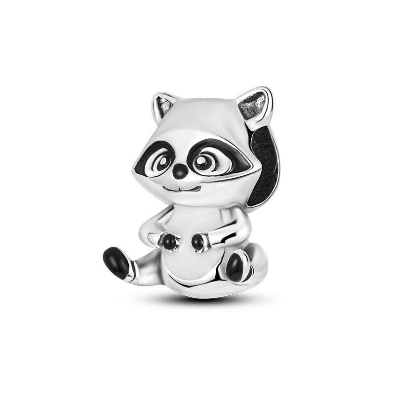 Fits Original Pandach Bracelet Necklace Silver Color Charms Beads Silver Color Pendant Charms Beads Women DIY Fine Jewelry