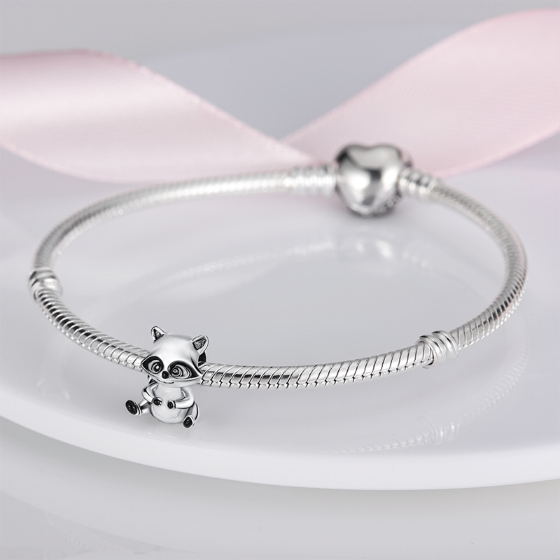Fits Original Pandach Bracelet Necklace Silver Color Charms Beads Silver Color Pendant Charms Beads Women DIY Fine Jewelry