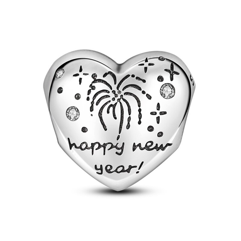 Fits Original Pandach Bracelet Necklace Silver Color Charms Beads Silver Color Pendant Charms Beads Women DIY Fine Jewelry