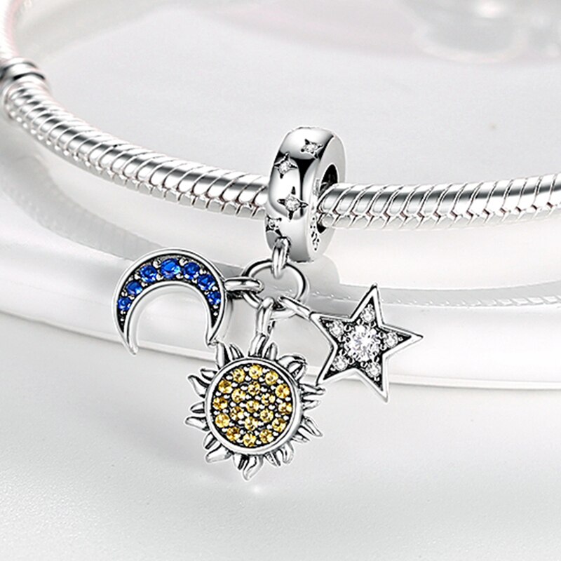 Fits Original Pandach Bracelet Necklace Silver Color Charms Beads Silver Color Pendant Charms Beads Women DIY Fine Jewelry Fits Original Pandach Bracelet Necklace Silver Color Charms Beads Silver Color Pendant Charms Beads Women DIY Fine Jewelry