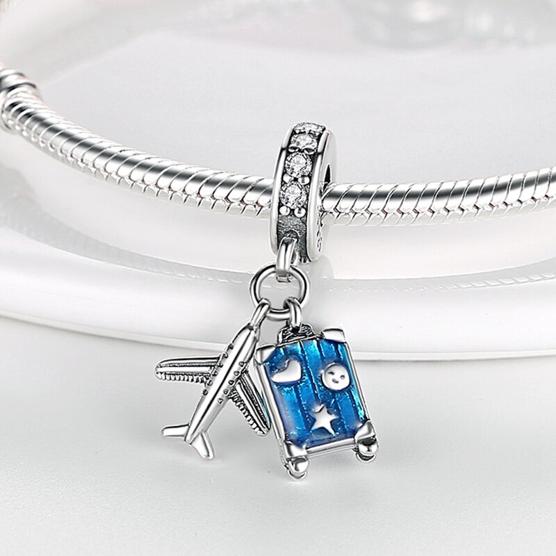 Fits Original Pandach Bracelet Necklace Silver Color Charms Beads Silver Color Pendant Charms Beads Women DIY Fine Jewelry Fits Original Pandach Bracelet Necklace Silver Color Charms Beads Silver Color Pendant Charms Beads Women DIY Fine Jewelry