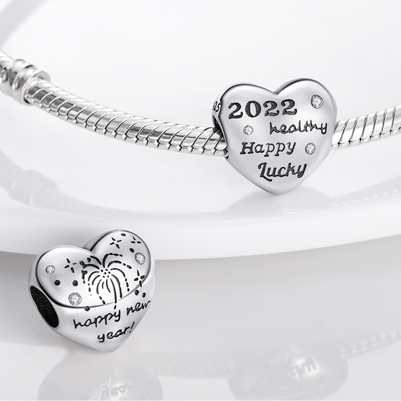 Fits Original Pandach Bracelet Necklace Silver Color Charms Beads Silver Color Pendant Charms Beads Women DIY Fine Jewelry