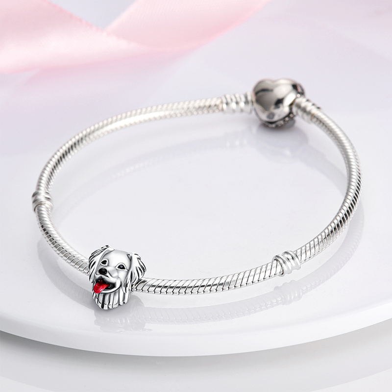 Fits Original Pandach Bracelet Necklace Silver Color Charms Beads Silver Color Pendant Charms Beads Women DIY Fine Jewelry