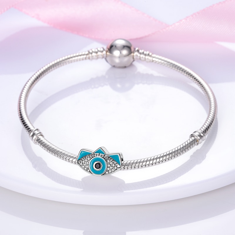 charms plata de ley 925 original fits pandach 925 original bracelet 925 silver color zircon bead 925 jewelry women diy 2022 new
