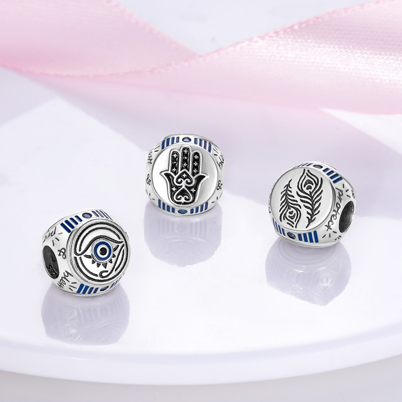 charms plata de ley 925 original fits pandach 925 original bracelet 925 silver color zircon bead 925 jewelry women diy 2022 new