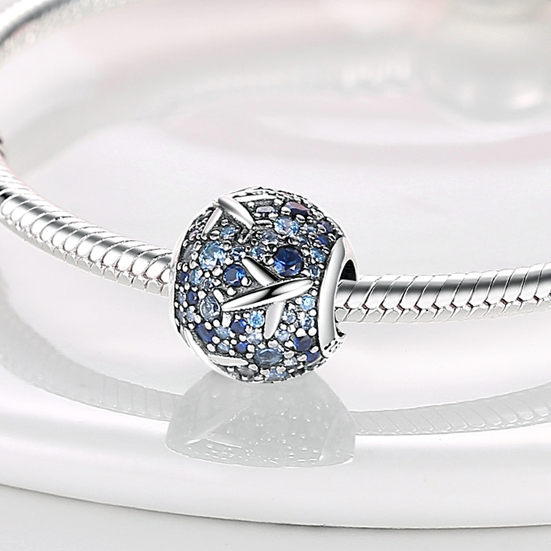 charms plata de ley 925 original fits pandach 925 original bracelet 925 silver color zircon bead 925 jewelry women diy 2022 new
