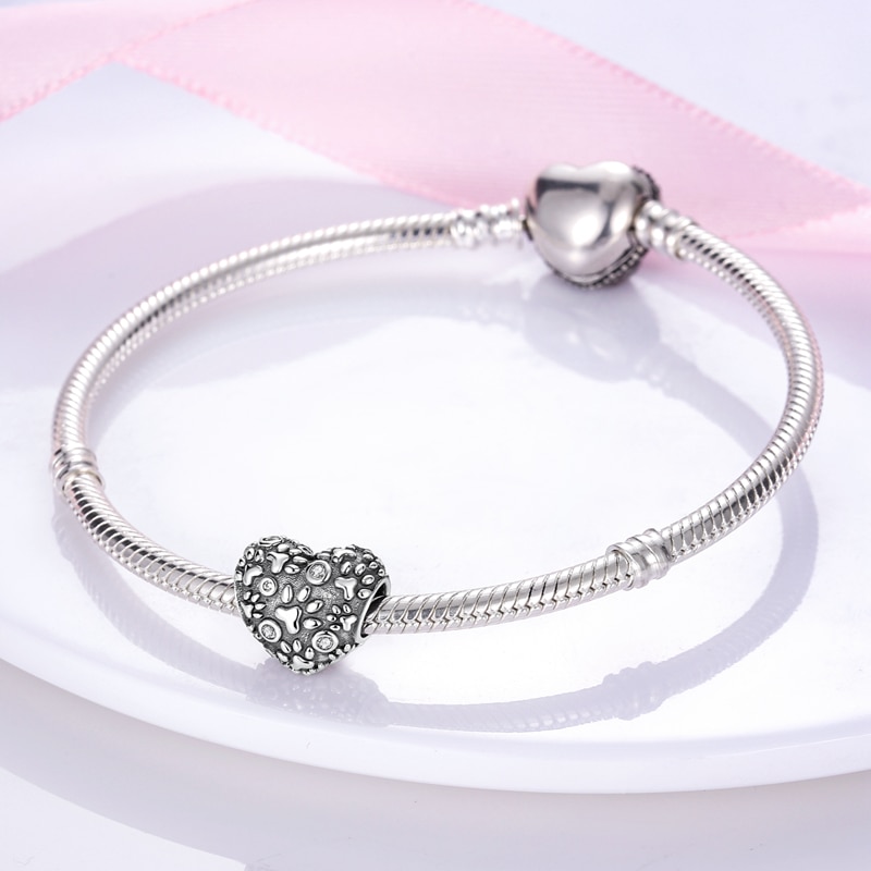 charms plata de ley 925 original fits pandach 925 original bracelet 925 silver color zircon bead 925 jewelry women diy 2022 new