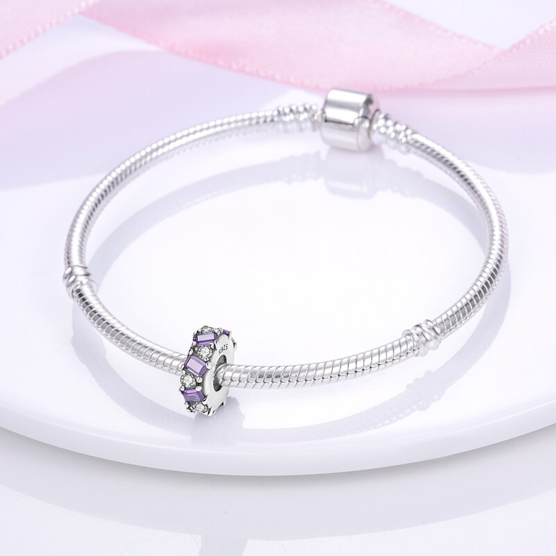 Fits Pandora Original Charm Bracelet Women Zircon Heart Bead Sterling Silver 925 Starfish Shell Isolated Clip Beads Jewelry 2022