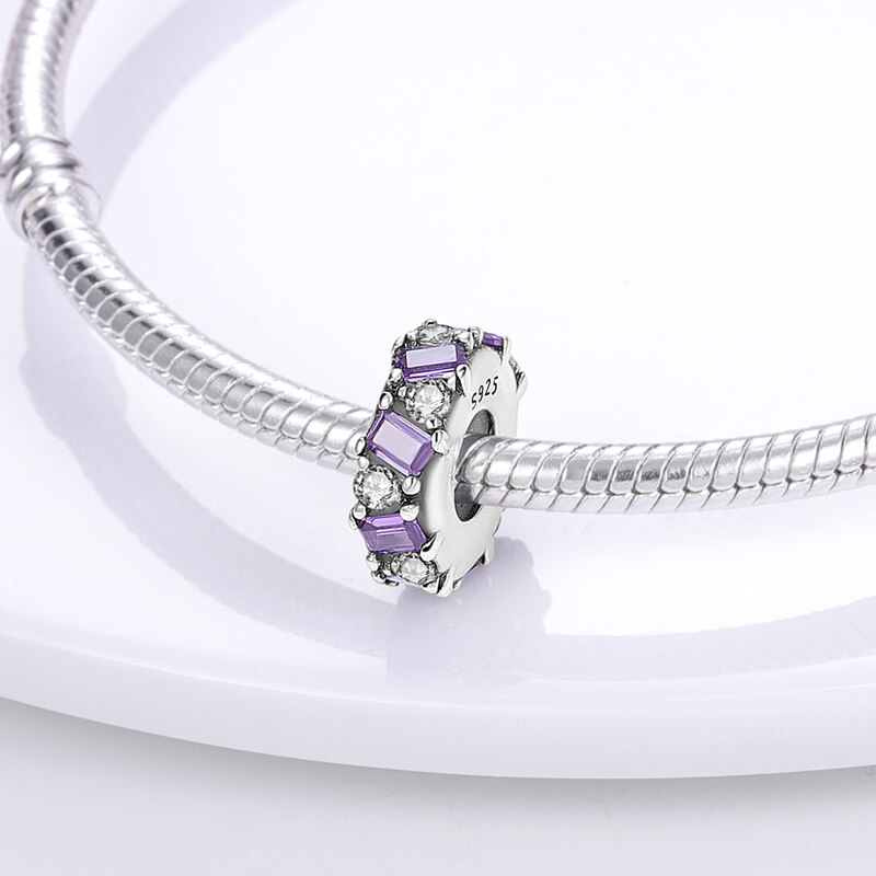 Fits Pandora Original Charm Bracelet Women Zircon Heart Bead Sterling Silver 925 Starfish Shell Isolated Clip Beads Jewelry 2022