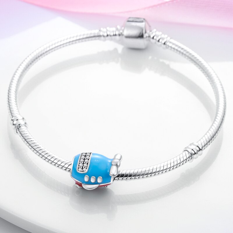 Fits Pandora Original Charm Bracelet Women Zircon Heart Bead Sterling Silver 925 Starfish Shell Isolated Clip Beads Jewelry 2022