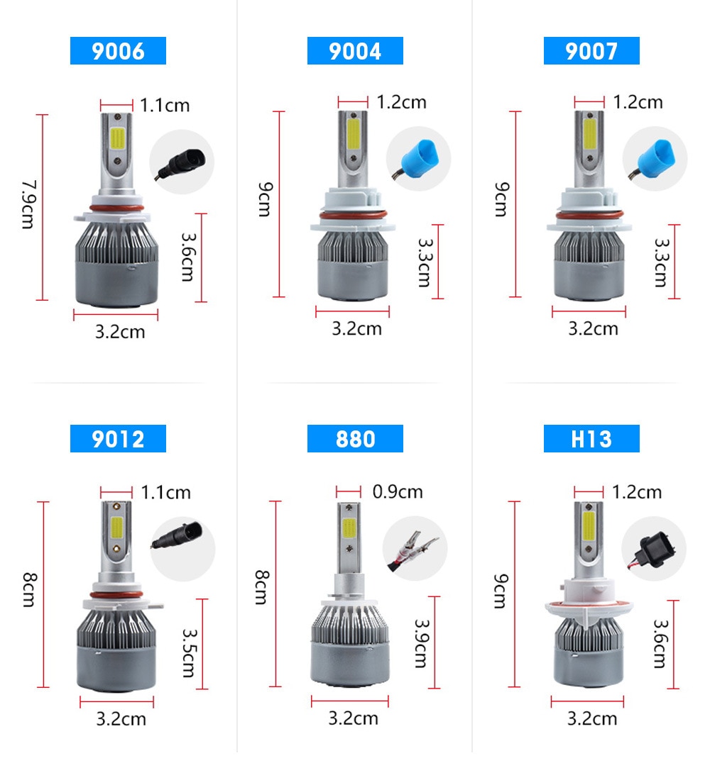 Car LED Headlamp Bulbs Car LED Headlamp Bulbs