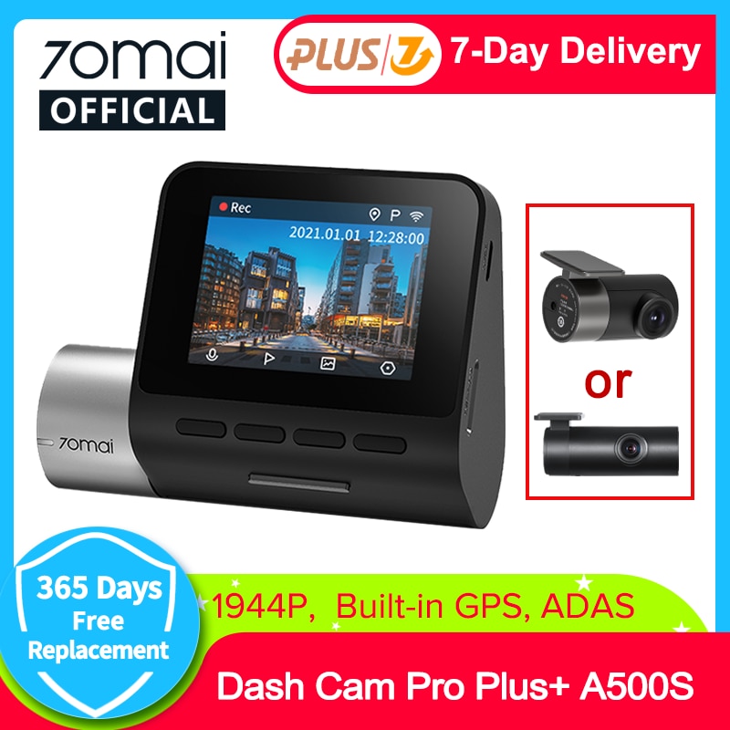 70mai A500S Dash Cam Pro Plus+ 1944P ADAS GPS Car Camera 70mai A500S Car DVR 24H Parking Support Rear Cam 140FOV Recorder 70mai A500S Dash Cam Pro Plus+ 1944P ADAS GPS Car Camera 70mai A500S Car DVR 24H Parking Support Rear Cam 140FOV Recorder
