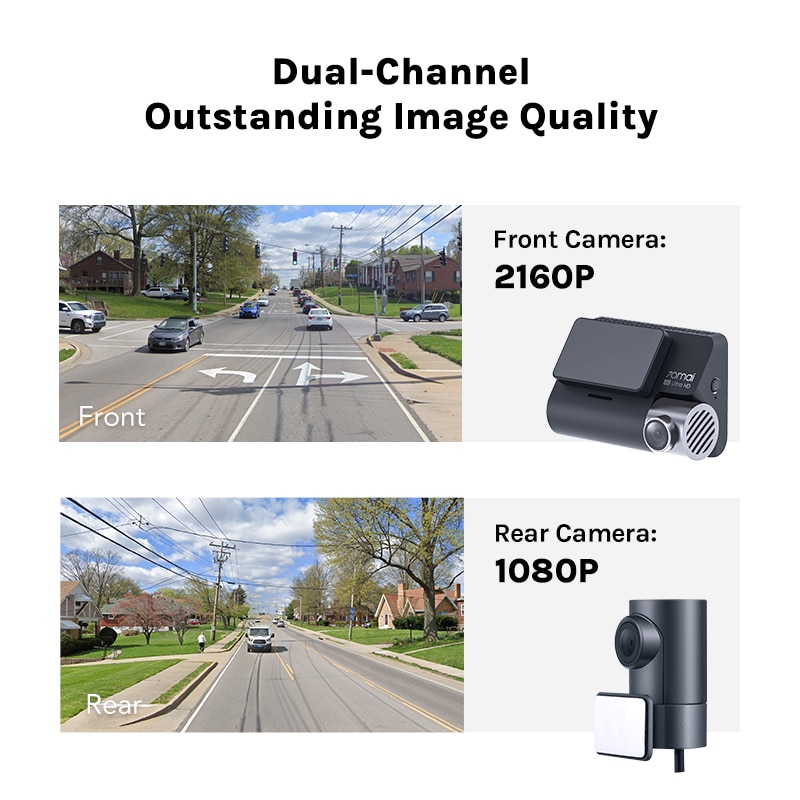 70mai 4K Dash Cam A800S Built-in GPS ADAS 140FOV 70mai Camera Car DVR 24H Parking Monitior Support Rear or Interior Cam 70mai 4K Dash Cam A800S Built-in GPS ADAS 140FOV 70mai Camera Car DVR 24H Parking Monitior Support Rear or Interior Cam