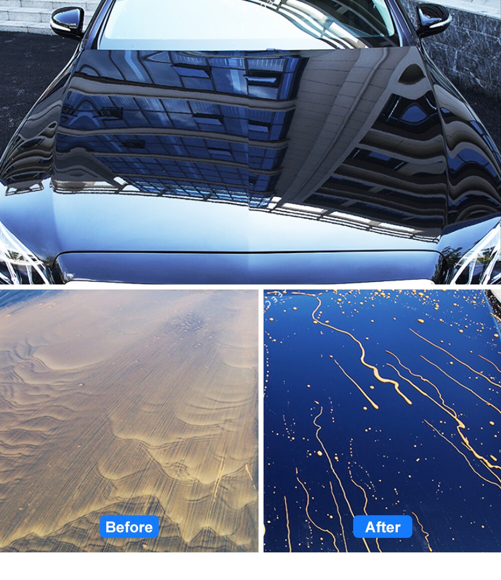 Dpro 9H Ceramic Car Coating Liquid Glass Waterproof Nano Ceramics Paint Care Anti-scratch Hydrophobic Car Detailing Polish Kit