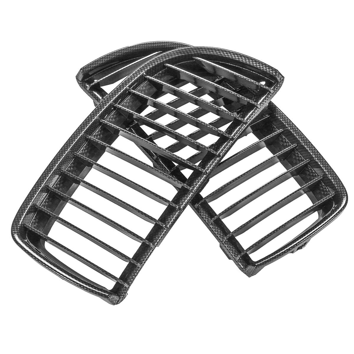 Pair Front Double Slat Sport Kidney Grille Grill For BMW E90 E91 4 Door 2005-2008 For F22 F23 F24 2012-2018 Racing Grills