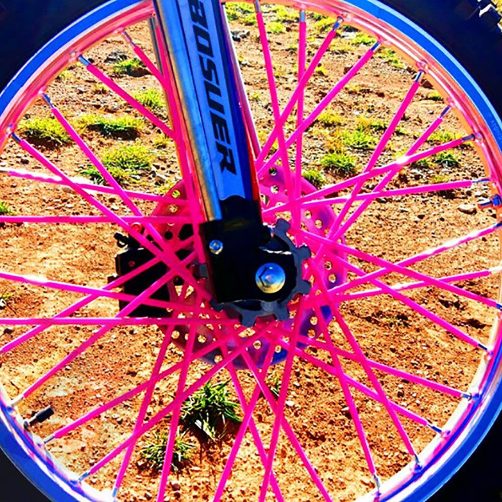 36pcs 17cm Motorcycle Wheel Spoked Protector Wraps Rims Skin Trim Covers Pipe For Motocross Bicycle Bike Dropshipping 36pcs 17cm Motorcycle Wheel Spoked Protector Wraps Rims Skin Trim Covers Pipe For Motocross Bicycle Bike Dropshipping